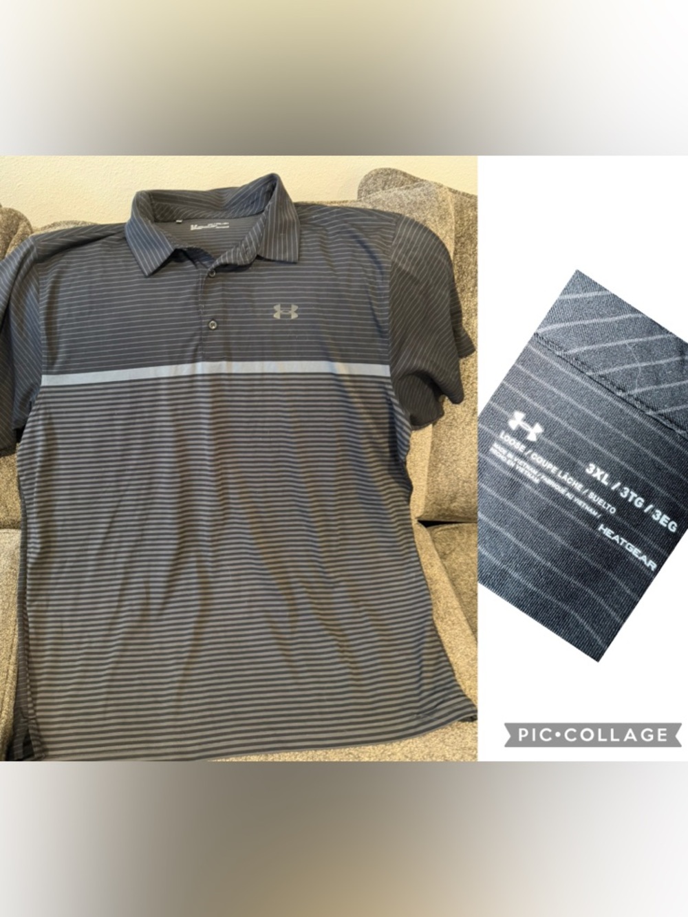 Under Armour Men’s Striped Polo